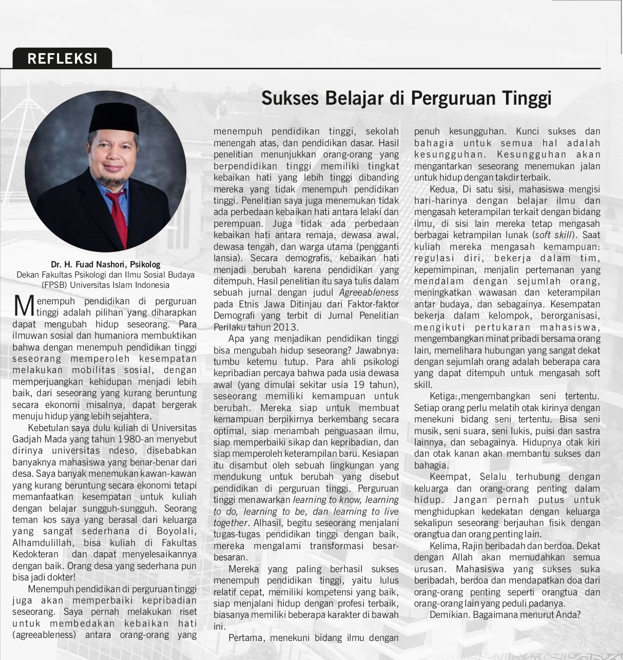 Fuad Nashori_UII News_220