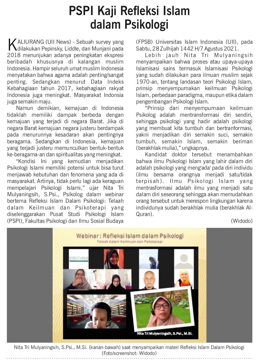 Nita Trimulyaningsih UII News 220