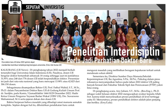 Penelitian Interdisiplin Perlu jadi perhatian Doktor Baru-UIINews-236-Januari-2023-rev2_page-0004